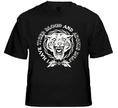 Famous Quotes From Charlie Sheen T-Shirts - Tiger Blood Crest T-Shirt