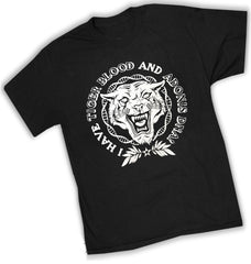 Famous Quotes From Charlie Sheen T-Shirts - Tiger Blood Crest T-Shirt