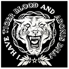 Famous Quotes From Charlie Sheen T-Shirts - Tiger Blood Crest T-Shirt