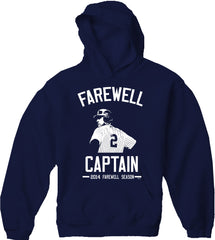 Farewell Captain Jeter Last Season Adult Hoodie