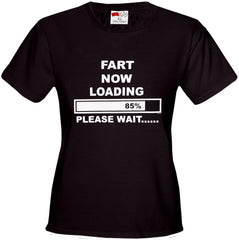 Fart Loading Girl's T-Shirt
