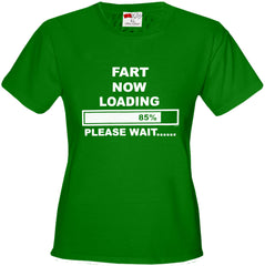 Fart Loading Girl's T-Shirt
