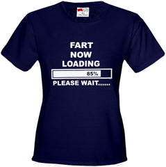 Fart Loading Girl's T-Shirt