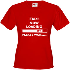 Fart Loading Girl's T-Shirt