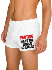Farting Makes The World Go Round Boxer Shorts