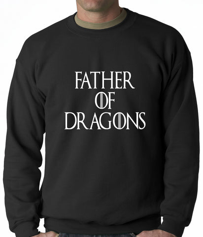 Father Of Dragons Adult Crewneck