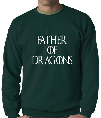 Father Of Dragons Adult Crewneck