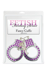 Fetish Fantasy Fancy Cuffs With Purple Rhinestones
