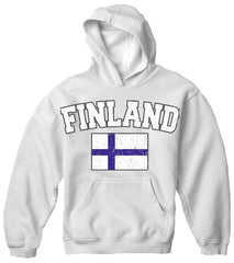 Finland Vintage Flag International Hoodie