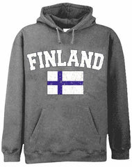 Finland Vintage Flag International Hoodie