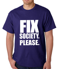 Fix Society. Please. Transgender Equality Mens T-shirt