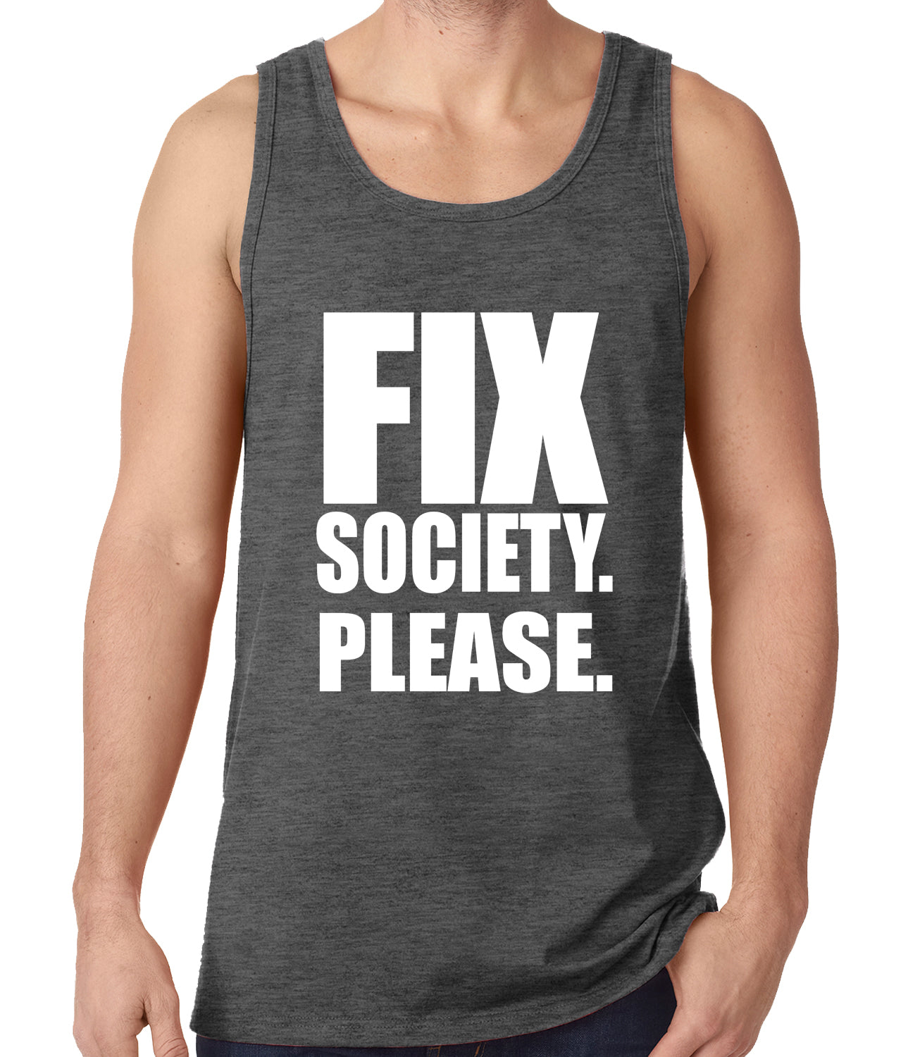 Fix Society. Please. Transgender Equality Tank Top