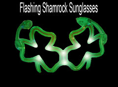 Flashing Shamrock Sunglasses