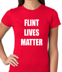 Flint Michigan Lives Matter Ladies T-shirt