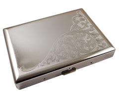 Floral Paisley Luxury Cigarette Case (For Regular Size & 100's)