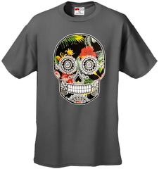 Floral Sugar Skull Men's T-Shirt