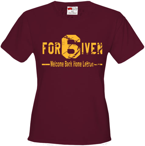 For6iven LeBron Cleveland Girls T-shirt
