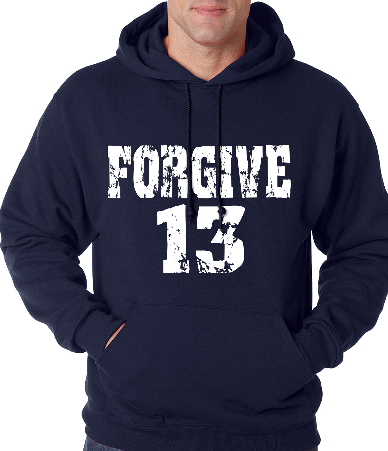 Forgive #13 Baseball Adult Hoodie
