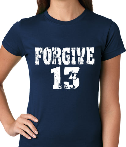 Forgive #13 Baseball Girls T-shirt