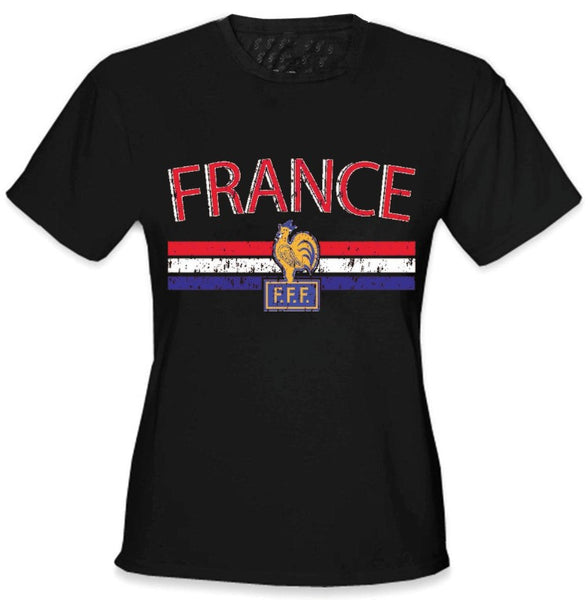 France Vintage Shield International Girls T-Shirt –