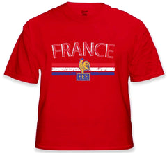 France Vintage Shield International Mens T-Shirt