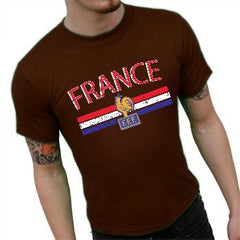 France Vintage Shield International Mens T-Shirt