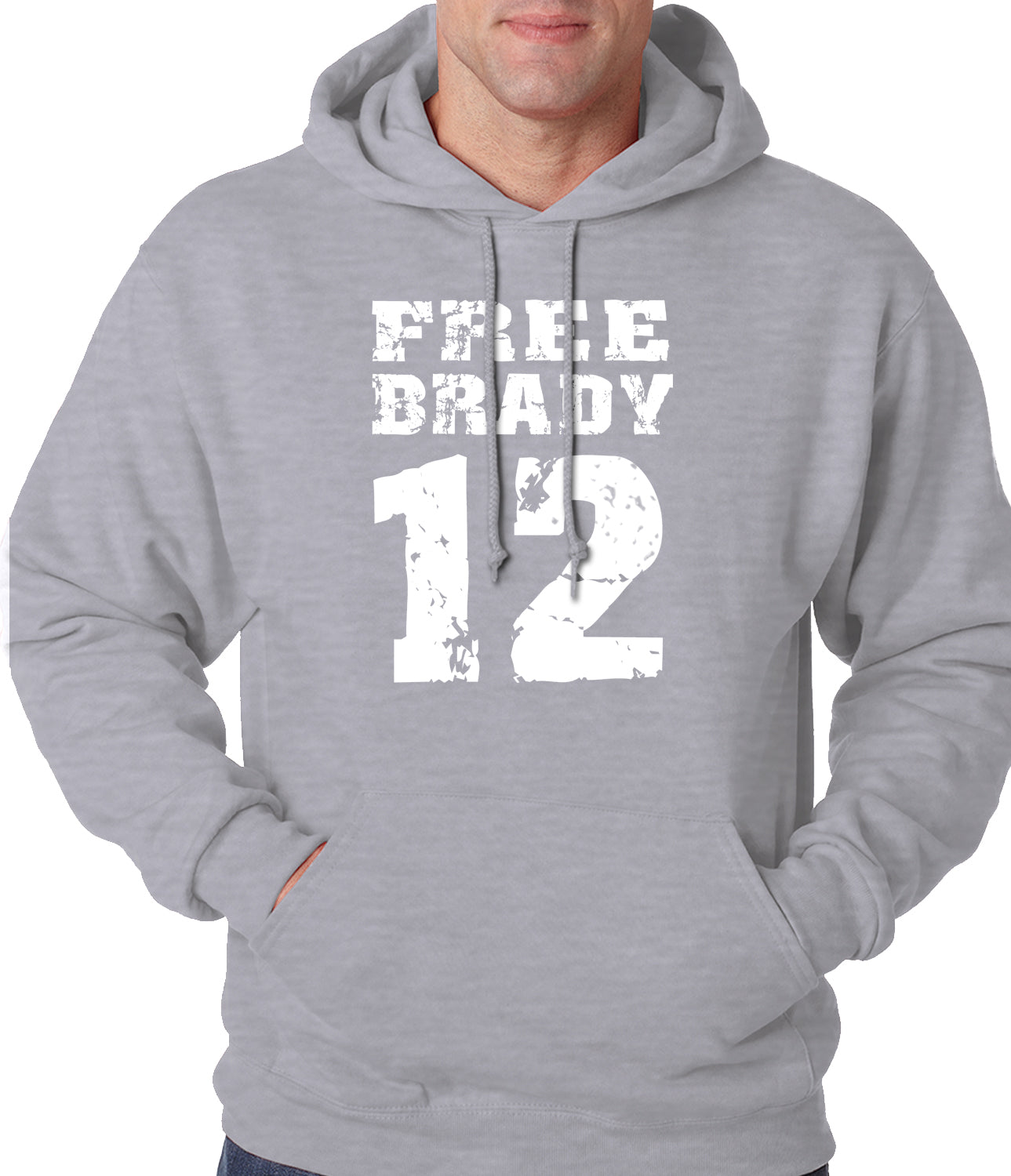 Free Brady #12 - Deflategate New England Football Adult Hoodie