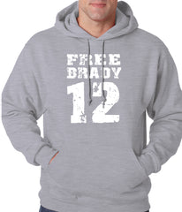 Free Brady #12 - Deflategate New England Football Adult Hoodie