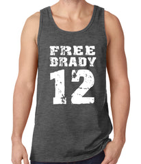 Free Brady #12 - Deflategate New England Football Tank Top