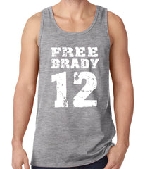 Free Brady #12 - Deflategate New England Football Tank Top