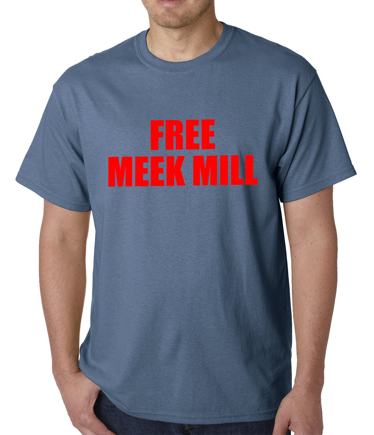 Free Meek Mill T Shirt Mens Sz Small Hip Hop Rap Music Graphic Tee T-Shirt  Tshir