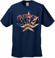 Freedom Pot Leaf Men's T-Shirt