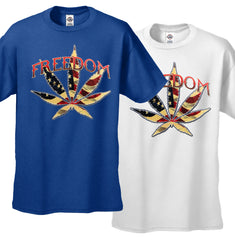 Freedom Pot Leaf Men's T-Shirt