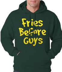 Fries Before Guys Adult Hoodie