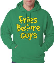 Fries Before Guys Adult Hoodie