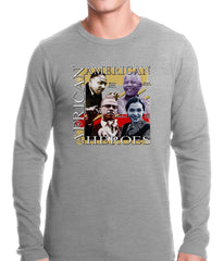 Full Color African American Heroes Thermal Shirt