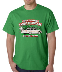 Fun Old-Fashioned Family Christmas Since 1989 Mens T-shirt