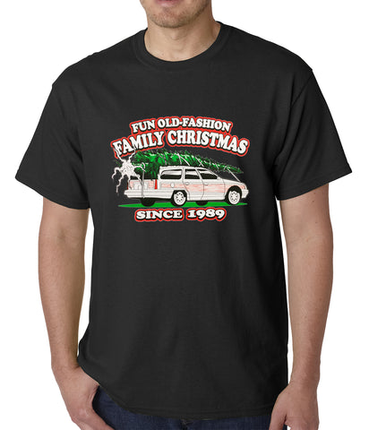Fun Old-Fashioned Family Christmas Since 1989 Mens T-shirt