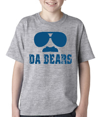 Funny "Da Bears" Sunglasses & Mustache Kids T-shirt