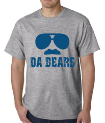 Funny "Da Bears" Sunglasses & Mustache Mens T-shirt