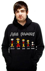 Funny Novelty Sweatshirts - The Ass Family Hoodie