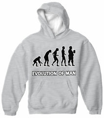 Funny NoveltySweatshirts - Evolution of Man Hoodie