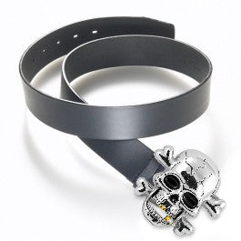 Gangsta Blunt Skull Buckle With FREE Leather Belt