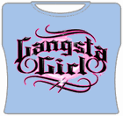 Gangsta Girl Girls T-Shirt