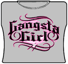 Gangsta Girl Girls T-Shirt