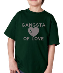 Gangsta Of Love Heart Teardrop Kids T-shirt