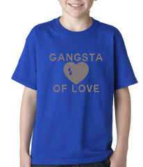 Gangsta Of Love Heart Teardrop Kids T-shirt