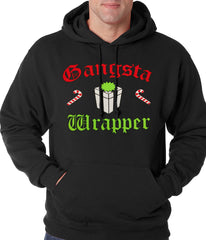 Gangsta Wrap Funny Christmas Adult Hoodie