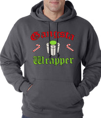 Gangsta Wrap Funny Christmas Adult Hoodie
