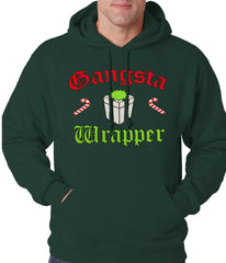 Gangsta Wrap Funny Christmas Adult Hoodie